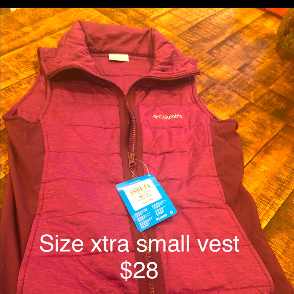 1 vest 2 jackets and a sweater